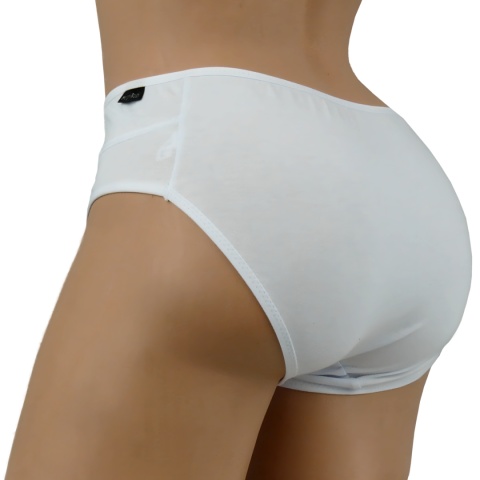 Mongni Rouzi BAWEŁNIANE figi COTTON 2XL białe