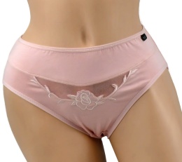 Mongni Rouzi BAWEŁNIANE figi COTTON 2XL pudrowe