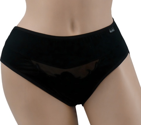 Mongni Rouzi BAWEŁNIANE figi COTTON 2XL czarne