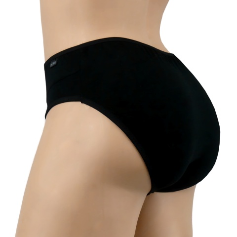 Mongni Rouzi BAWEŁNIANE figi COTTON 2XL czarne