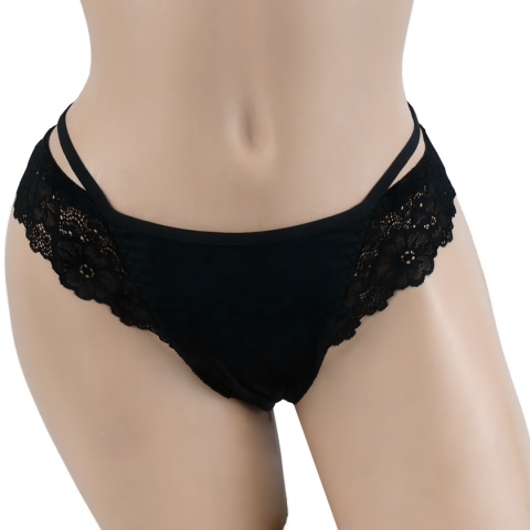 158 FULINA SEKSI STRINGI koronkowe BRAZYLIANY XL czarne