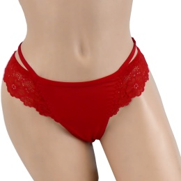 158 FULINA SEKSI STRINGI koronkowe BRAZYLIANY XL czerwone