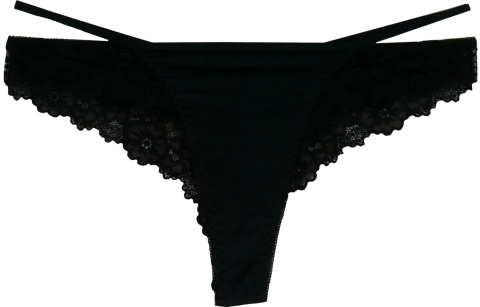 158 FULINA SEKSI STRINGI koronkowe BRAZYLIANY 2XL czarne