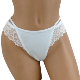 158 FULINA SEKSI STRINGI koronkowe BRAZYLIANY 3XL białe