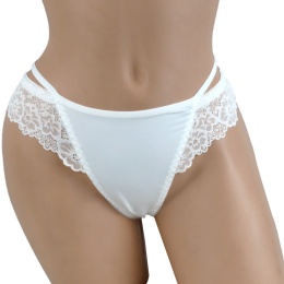 158 FULINA SEKSI STRINGI koronkowe BRAZYLIANY 2XL ecru