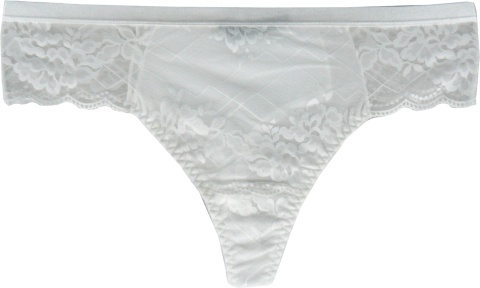 STRING majtki DAMSKIE KORONKOWE 86 12 2XL ecru