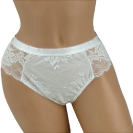 STRING majtki DAMSKIE KORONKOWE 86 12 XL ecru