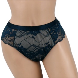 STRING majtki DAMSKIE KORONKOWE 86 12 2XL zielone