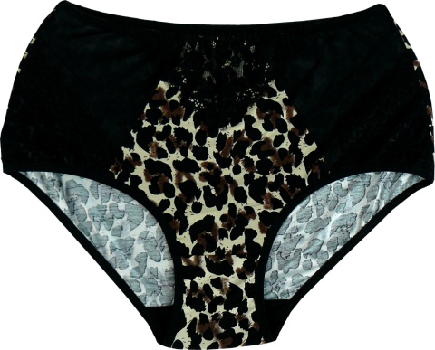 0984 PANTERKA PEŁNE FIGI MAJTKI DAMSKIE PLUS SIZE 2XL