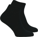 5x GŁADKIE KRÓTKIE DAMSKIE SKARPETY BAMBUSOWE czarne 35-38