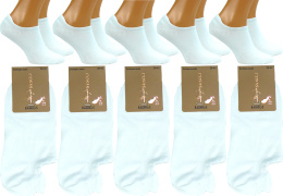 5x SKARPETKI BAMBUSOWE stopki damskie białe COSAS 35-38