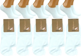 5x SKARPETKI BAMBUSOWE stopki damskie białe COSAS 39-42