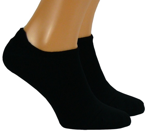 5x SKARPETKI BAMBUSOWE stopki damskie czarne COSAS 39-42
