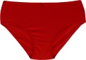 728 DORIMODES GŁADKIE BAWEŁNIANE MAJTKI DAMSKIE figi MAXI XL czerwone