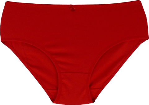 728 DORIMODES GŁADKIE BAWEŁNIANE MAJTKI DAMSKIE figi MAXI XL czerwone