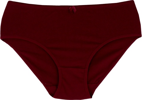 728 DORIMODES GŁADKIE BAWEŁNIANE MAJTKI DAMSKIE figi MAXI 2XL bordowe