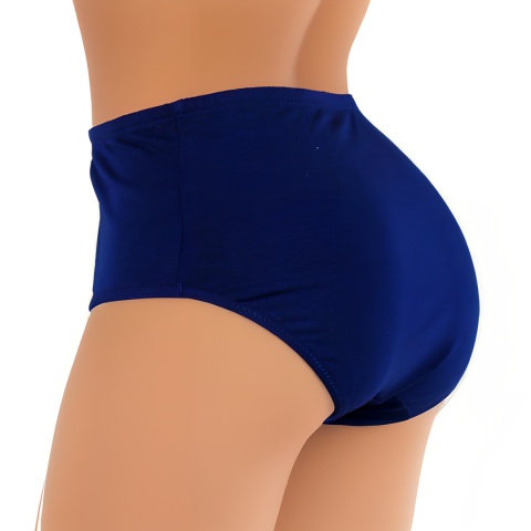 728 DORIMODES GŁADKIE BAWEŁNIANE MAJTKI DAMSKIE figi MAXI 2XL granatowe