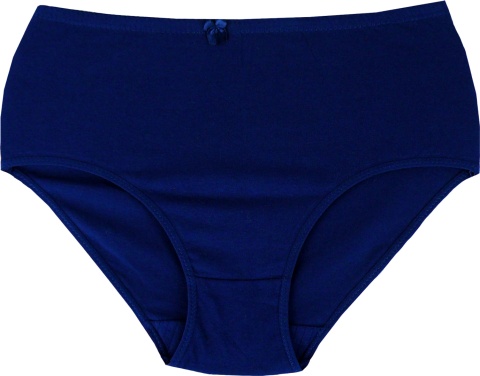 728 DORIMODES GŁADKIE BAWEŁNIANE MAJTKI DAMSKIE figi MAXI XL granatowe