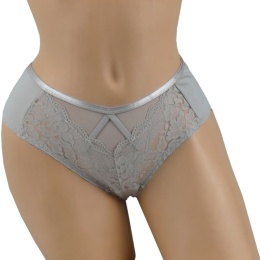 8622 FULINA DAMSKIE MAJTKI FIGI KORONKOWE 2XL ciemny beż