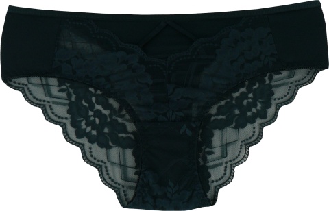 8622 FULINA DAMSKIE MAJTKI FIGI KORONKOWE 2XL zielone