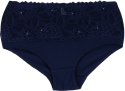 919 DORIMODES WYSOKIE DAMSKIE MAJTKI FIGI KORONKOWE L granatowe