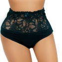 919 DORIMODES WYSOKIE DAMSKIE MAJTKI FIGI KORONKOWE XL zielone