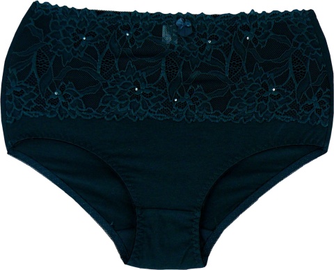 919 DORIMODES WYSOKIE DAMSKIE MAJTKI FIGI KORONKOWE XL zielone