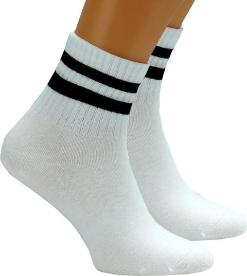 COSAS 5x DAMSKIE SKARPETY SPORTOWE BAWEŁNIANE białe 38-42