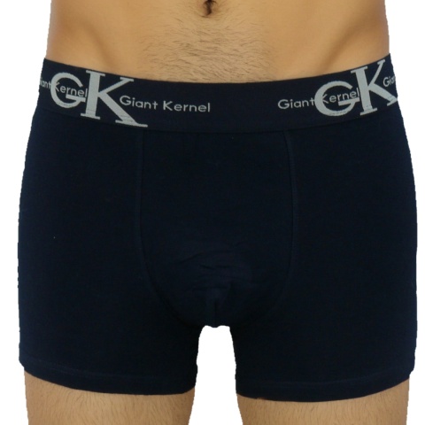 Giant Kernel BOKSERKI MĘSKIE Z SZEROKĄ GUMĄ granatowe roz. L