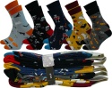 XINTAO 5x WESOŁE KOLOROWE ŚMIESZNE SKARPETY ROZ. 43-46