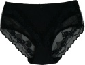 NEW WAVE D528 ŚLICZNE FIGI KORONKOWE MAJTKI DAMSKIE XXL czarne