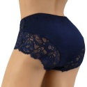 New Wave A2210 KORONKOWE FIGI DAMSKIE MAJTKI BAWEŁNIANE 4XL granatowe