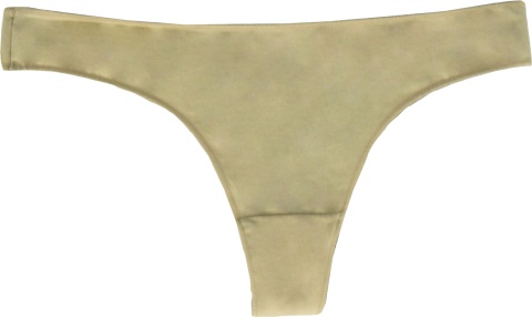 POWER FLOWER 6128 KLASYCZNE STRINGI BAWEŁNIANE L/XL beżowe