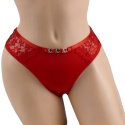 SHENAO 8207 BRAZYLIANY MAJTKI DAMSKIE FIGI KORONKOWE XL/XXL czerwone