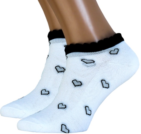 5x GŁADKIE SKARPETY BAWEŁNIANE DAMSKIE AURA.VIA 35-38