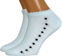 5x GŁADKIE SKARPETY BAWEŁNIANE DAMSKIE AURA.VIA 35-38