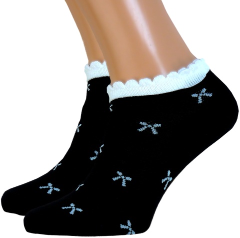 5x GŁADKIE SKARPETY BAWEŁNIANE DAMSKIE AURA.VIA 38-41