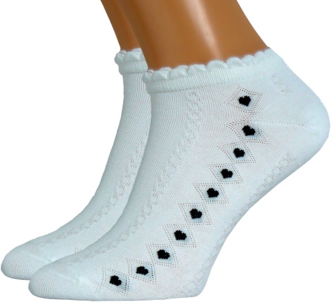 5x GŁADKIE SKARPETY BAWEŁNIANE DAMSKIE AURA.VIA 38-41