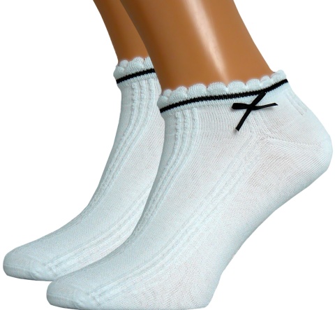 5x GŁADKIE SKARPETY BAWEŁNIANE DAMSKIE AURA.VIA 38-41