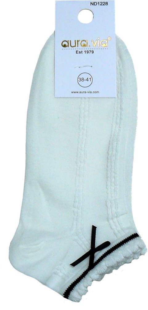 5x GŁADKIE SKARPETY BAWEŁNIANE DAMSKIE AURA.VIA 38-41