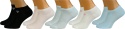 5x GŁADKIE SKARPETY BAWEŁNIANE DAMSKIE AURA.VIA 38-41