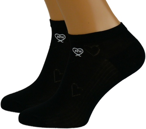 5x GŁADKIE SKARPETY BAWEŁNIANE DAMSKIE AURA.VIA 35-38