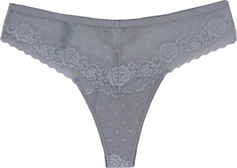 AniaLULO 232 STRINGI KORONKOWE 2XL kawowe