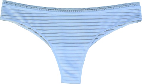 BIAŁE STRINGI MAJTKI DAMSKIE figi BRAZYLIANY prążek S