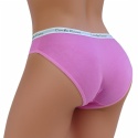 Kolorowe Jednolite Gładkie Damskie Majtki Figi Bawełniane XL/XXL różowe