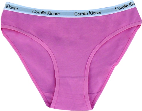 Kolorowe Jednolite Gładkie Damskie Majtki Figi Bawełniane XL/XXL różowe