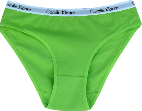 Kolorowe Jednolite Gładkie Damskie Majtki Figi Bawełniane XL/XXL zielone