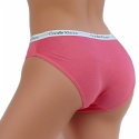 Kolorowe Jednolite Gładkie Damskie Majtki Figi Bawełniane XL/XXL koralowe