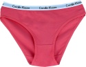 Kolorowe Jednolite Gładkie Damskie Majtki Figi Bawełniane XL/XXL koralowe