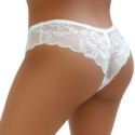 HEAT BRAZYLIANY DAMSKIE KORONKOWE STRINGI ecru S